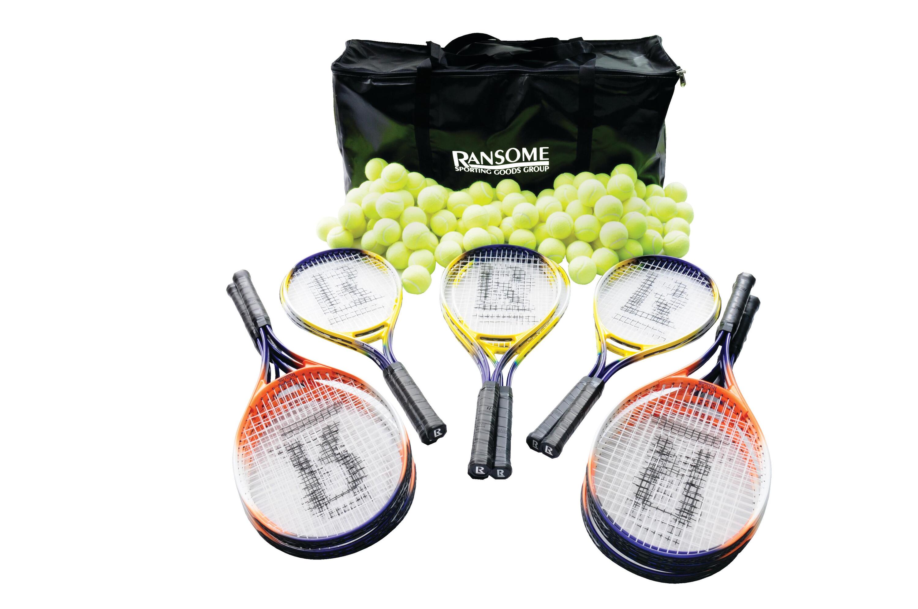 RANSOME SECONDARY TENNIS BAG 15 RCKTS 96 BALLS