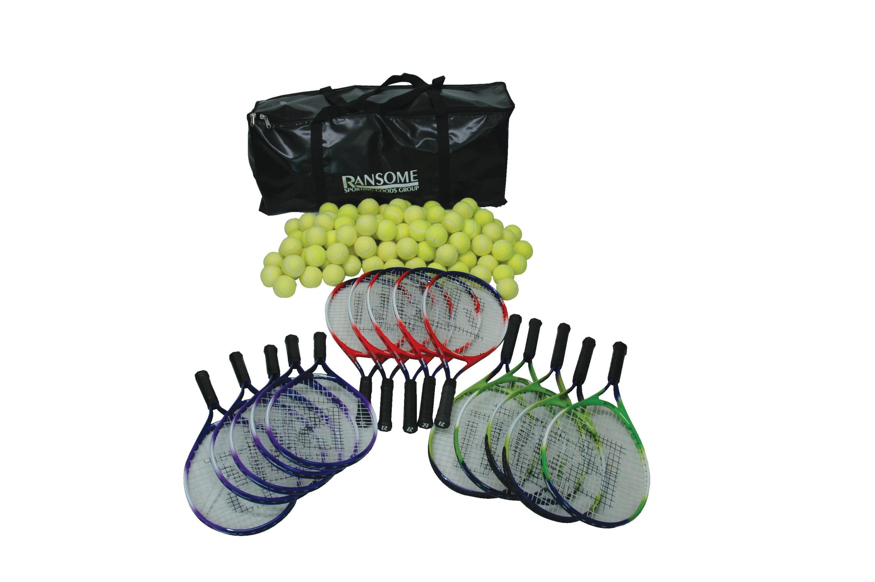 RANSOME PRIMARY BAG 15 TENNIS RACKETS 96 BALLS 1/5