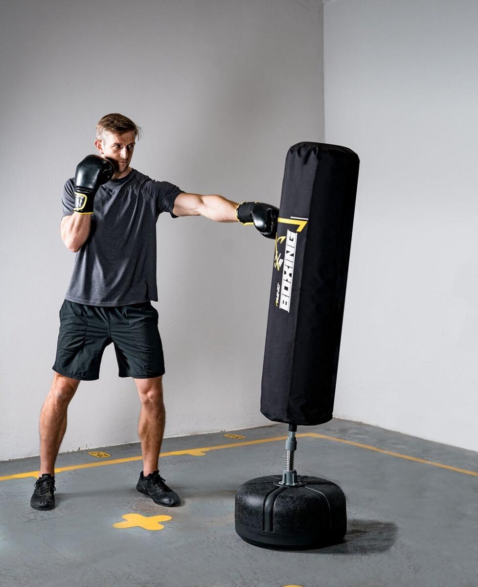 Sacco Da Boxe Gonfiabile 1.5m - Per Allenamento, Fitness E Scarico Stress Per Adulti E Bambini - Foto 2