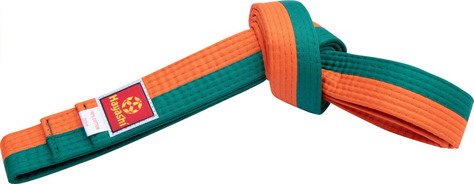 Centura de karate cu doua tonuri
