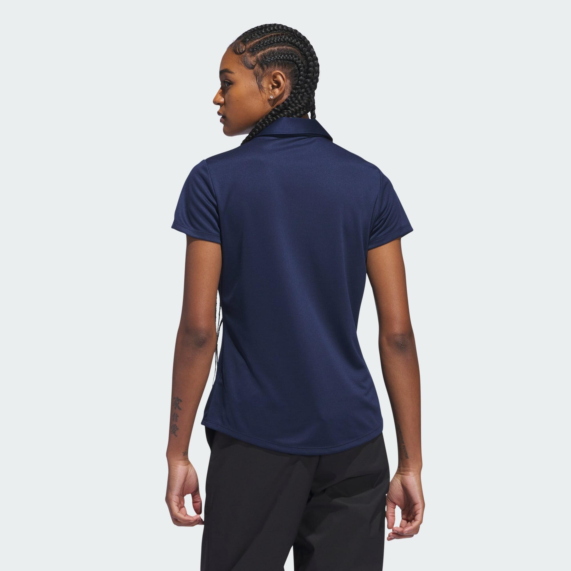 Solid Performance Short Sleeve Poloshirt für Damen 3/7