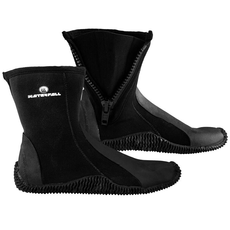 Botas Neopreno 5mm Waterfall Negro con Cremallera