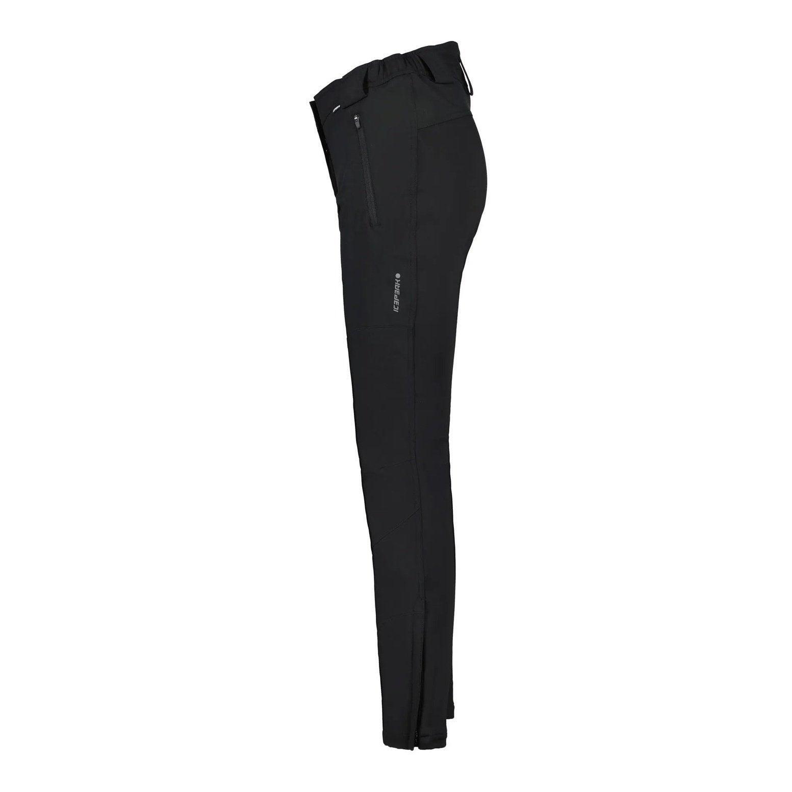 Pantalon softshell Icepeak Doral Femme Noir, randonnée 3/7