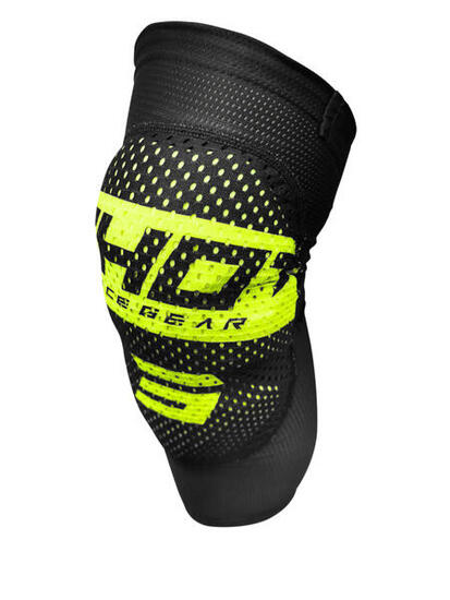 Ginocchiere Shot Airlight Nero/Giallo Fluo Bambino - KID