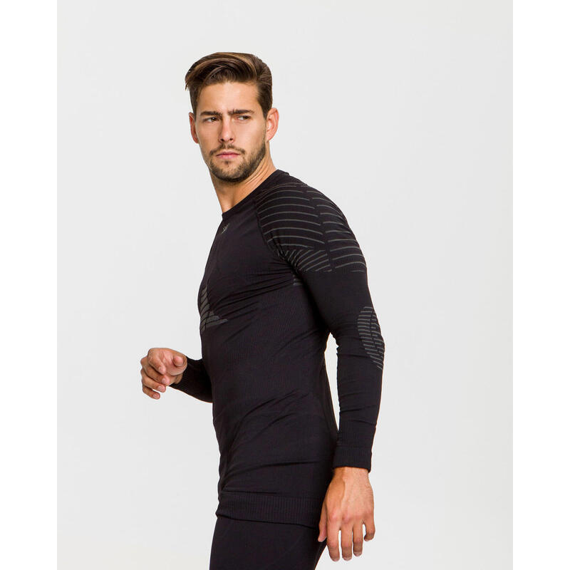 Tricou cu mânecă lungă X-Bionic Invent 4.0 Run Negru