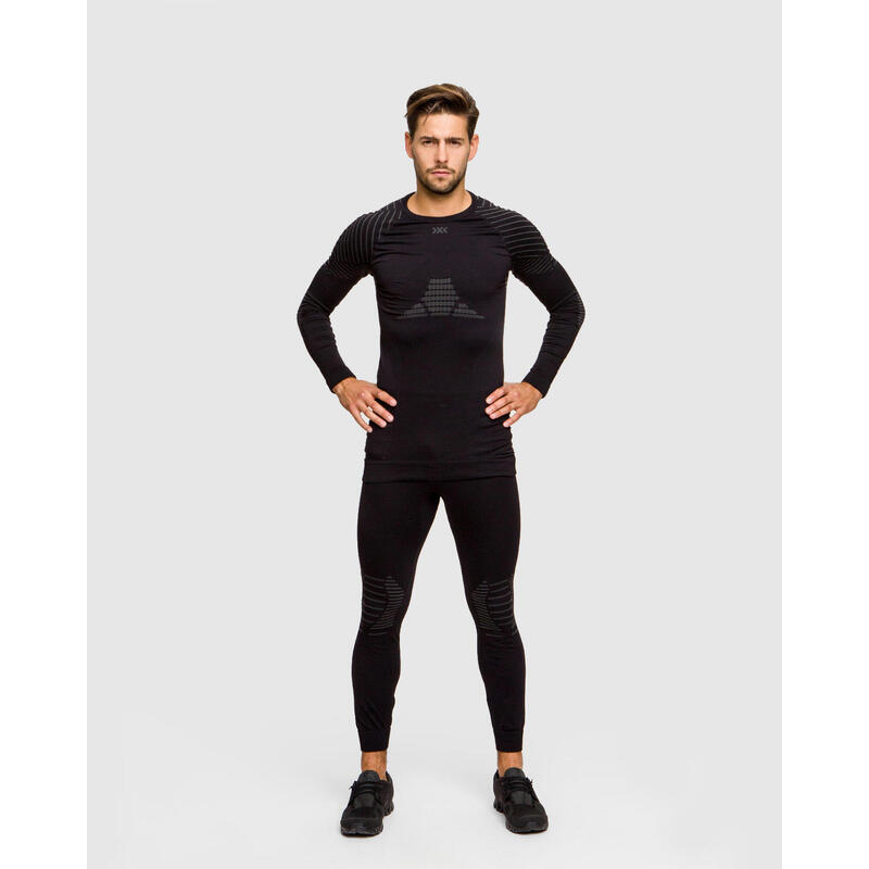 Tricou cu mânecă lungă X-Bionic Invent 4.0 Run Negru