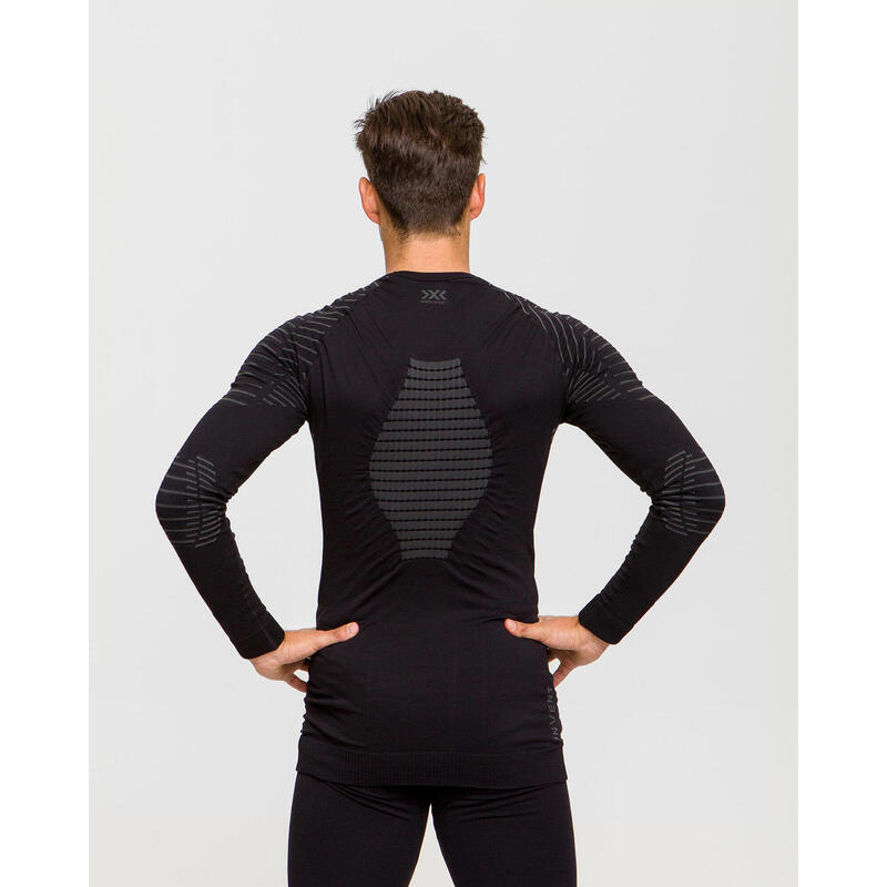 Tricou cu mânecă lungă X-Bionic Invent 4.0 Run Negru