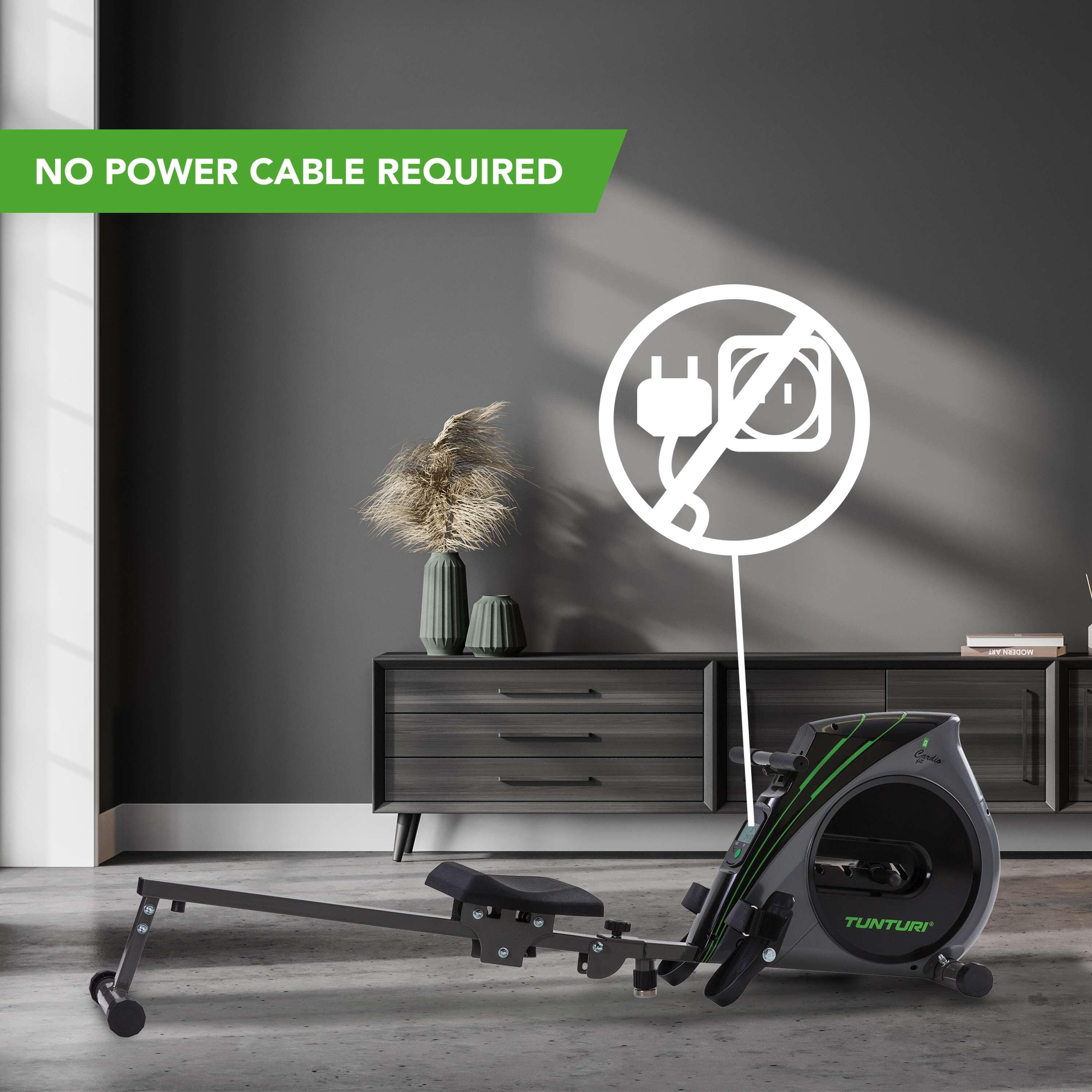 Roeitrainer - Inklapbaar - 4 weerstandsniveaus - Voor thuis - Cardio Fit R20 5/7