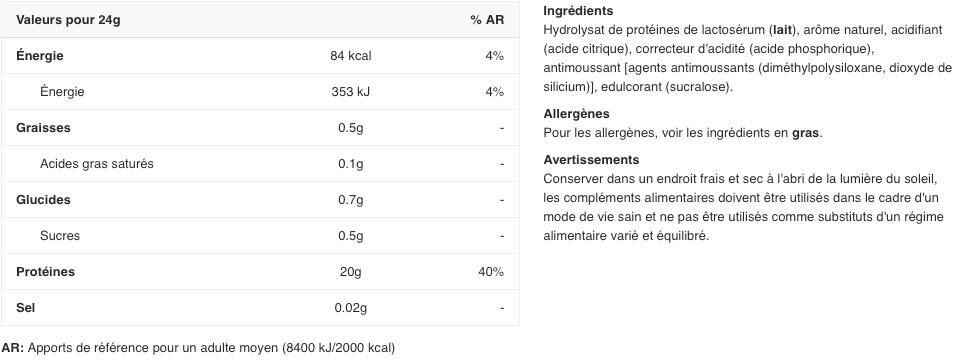 Clear whey - Clear Whey Isolate - Thé à la Pêche 500g 2/3