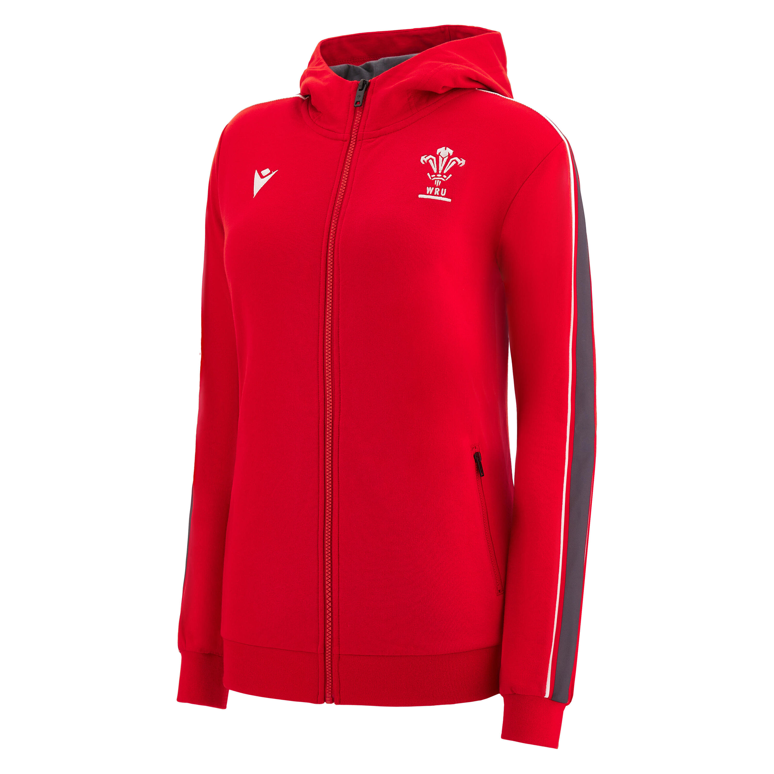 MACRON Macron Wales WRU Womens Zip Hoodie