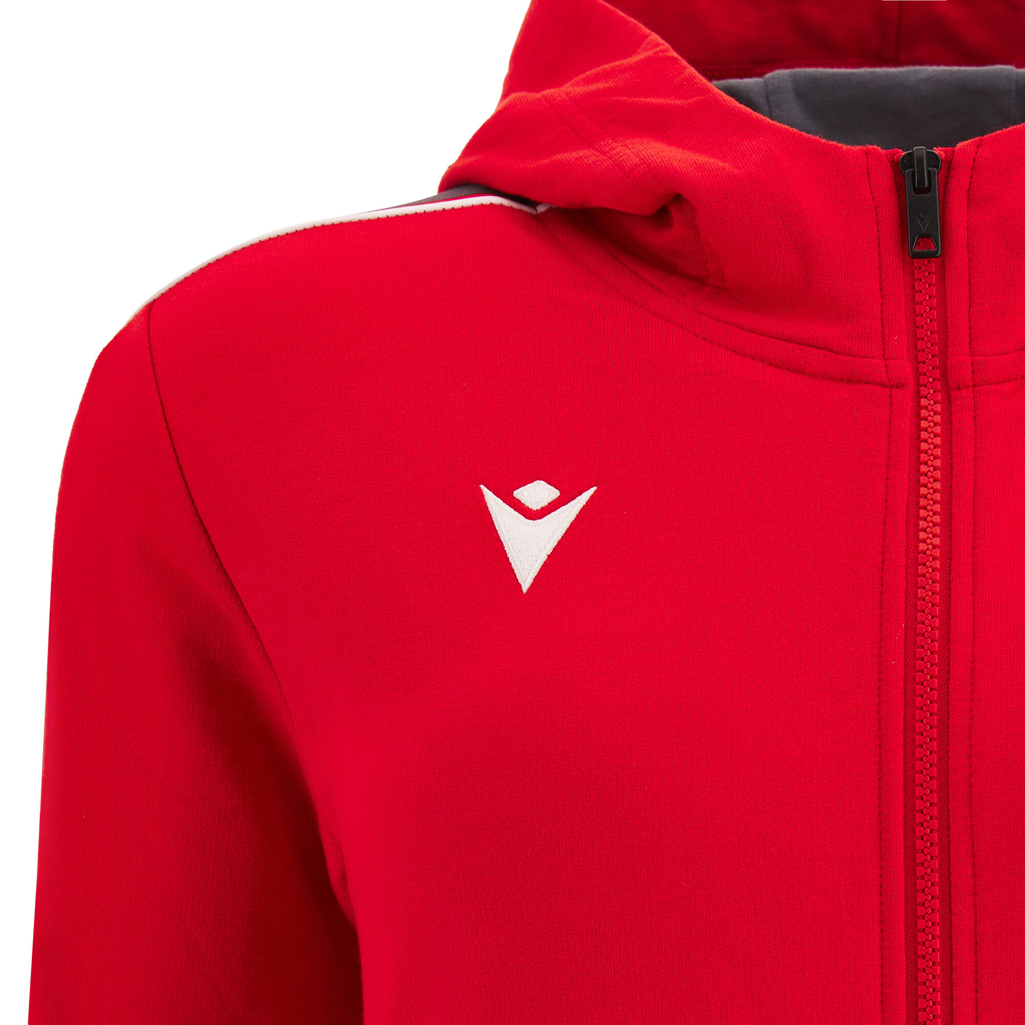 Macron Wales WRU Womens Zip Hoodie 4/4