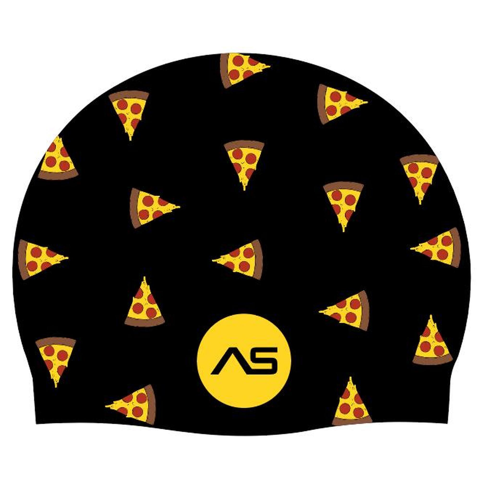 Czepek pływacki kąpielowy na basen unisex Aqua-Sport Print Pizza