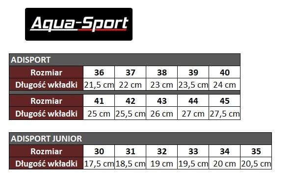 Klapki basenowe męskie Aqua-sport adisport 3/3