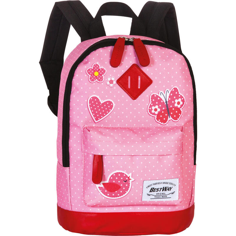 rugzak junior 6 liter roze/rood