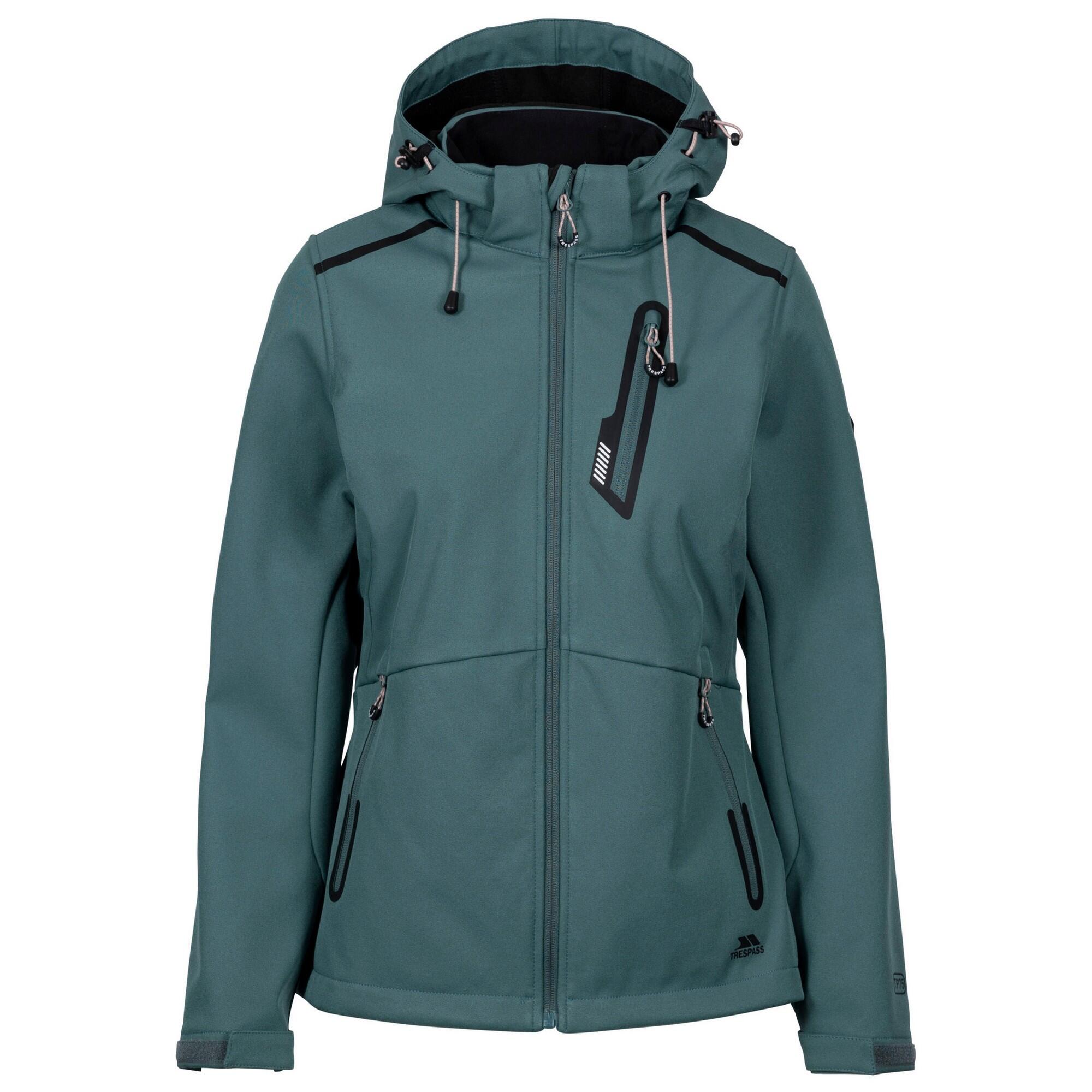 TRESPASS Womens/Ladies Neman TP75 Soft Shell Jacket (Spruce Green)