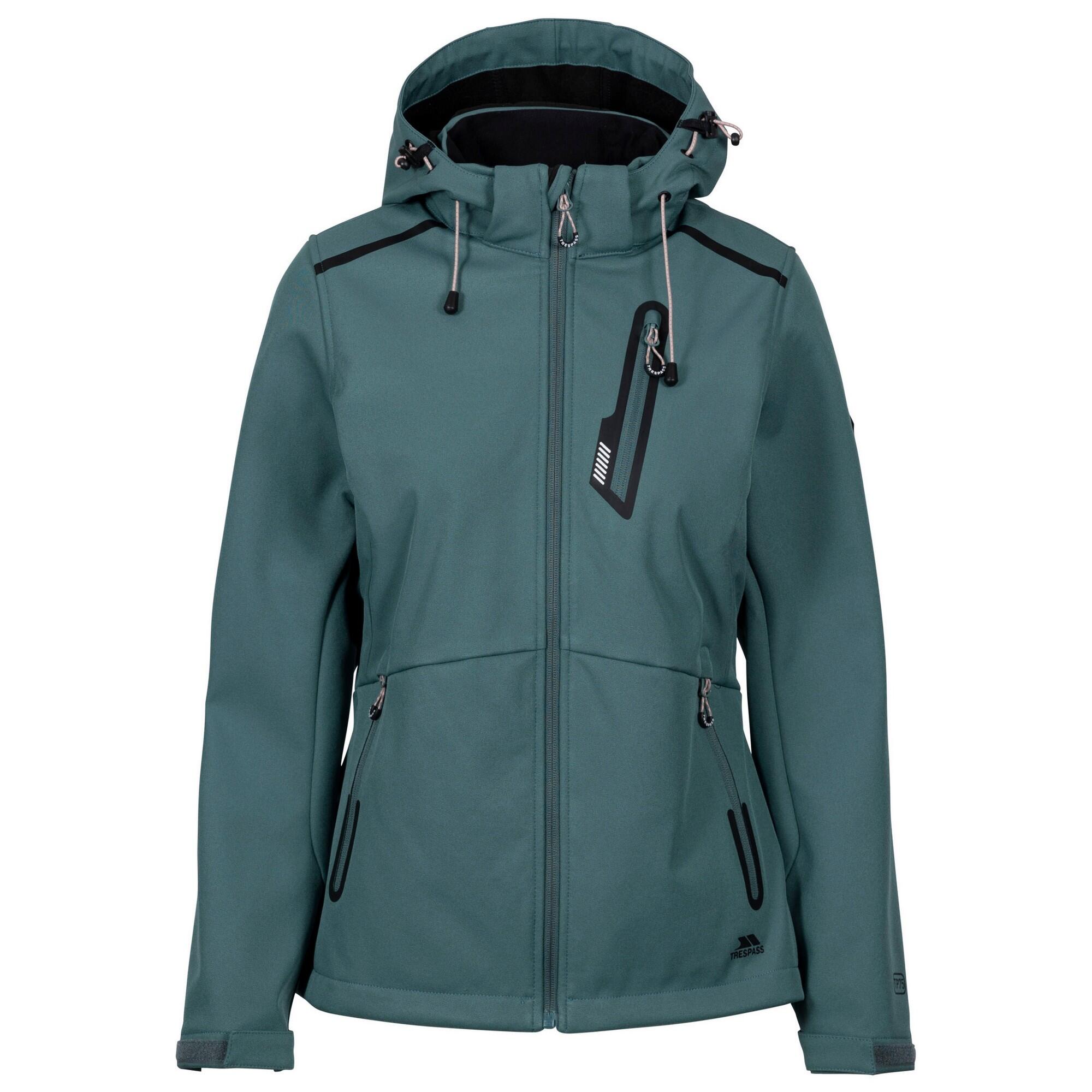 NEMAN Giacca softshell da donna (Verde scuro)