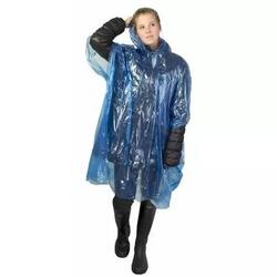 Poncho De Pluie Taille Unique Bleu Transparent