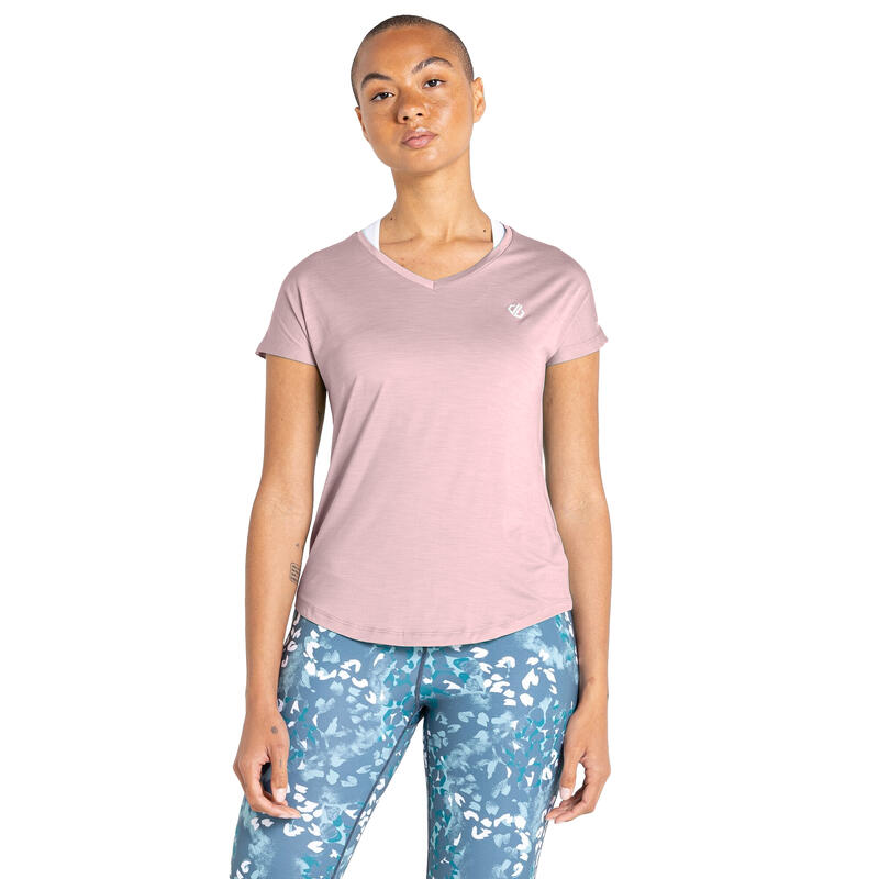 Camiseta Vigilant Activo para Mujer Rosa Dusky