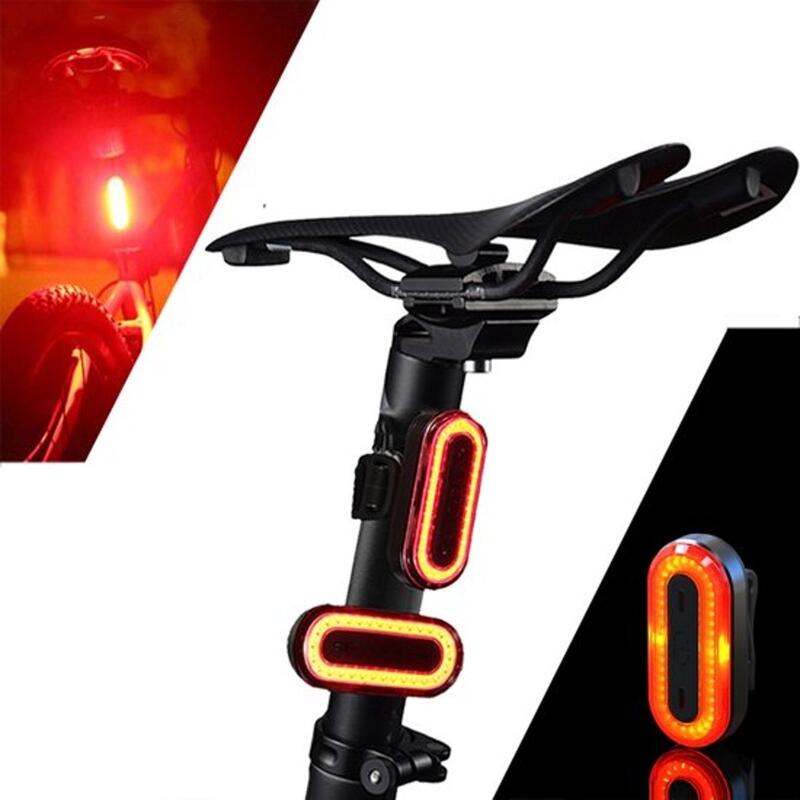 Feu arrière rouge - rechargeable par USB - Feu de vélo LED