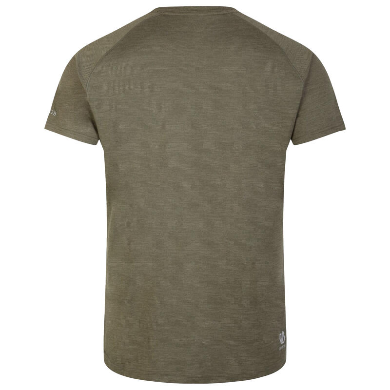 T-Shirt Mesclado Persist Homem Verde Líquen