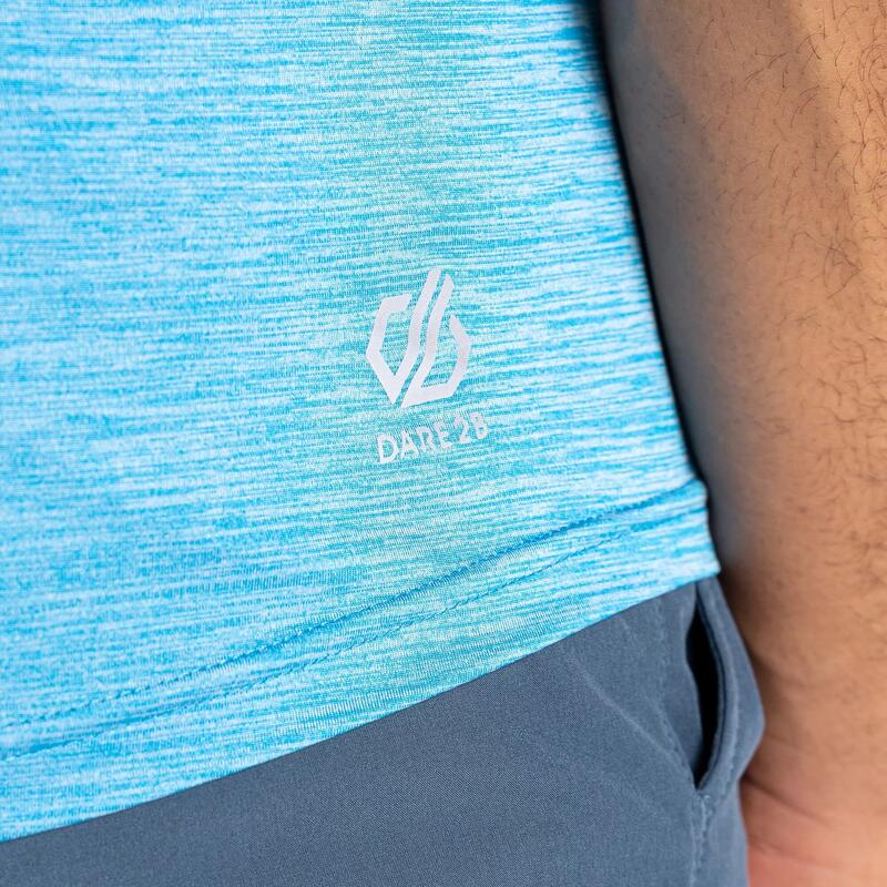 Camiseta Circuit Colores Sólidos para Hombre Agua Profunda, Paseo en Ola