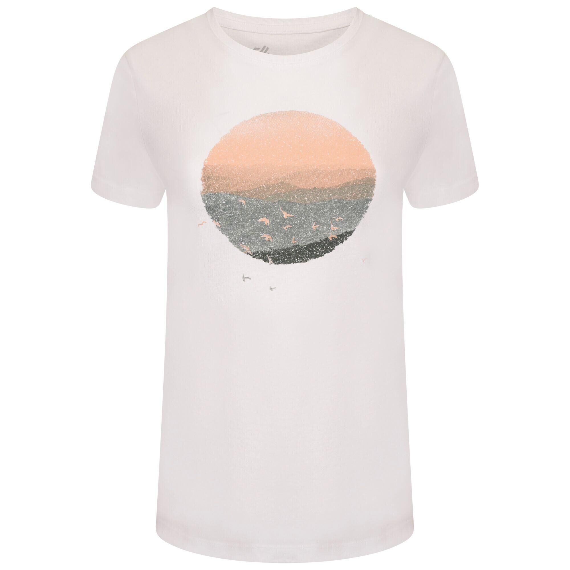 DARE 2B Womens/Ladies Peace of Mind Mountain TShirt (White)