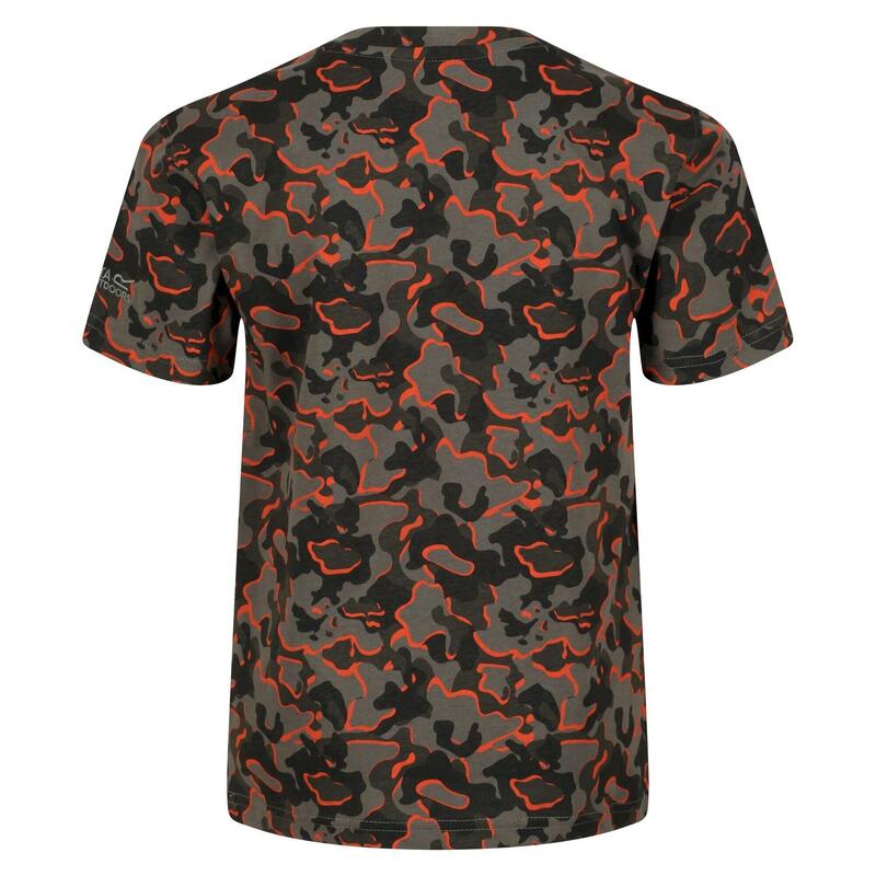 T-Shirt Camuflado Bosley V Criança Folha de Uva