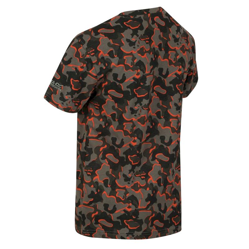 Kinderen/Kinderen Bosley V Camo Tshirt (Druivenblad)