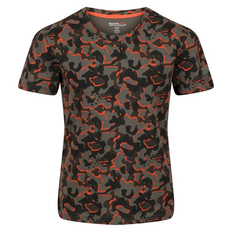 Kinderen/Kinderen Bosley V Camo Tshirt (Druivenblad)