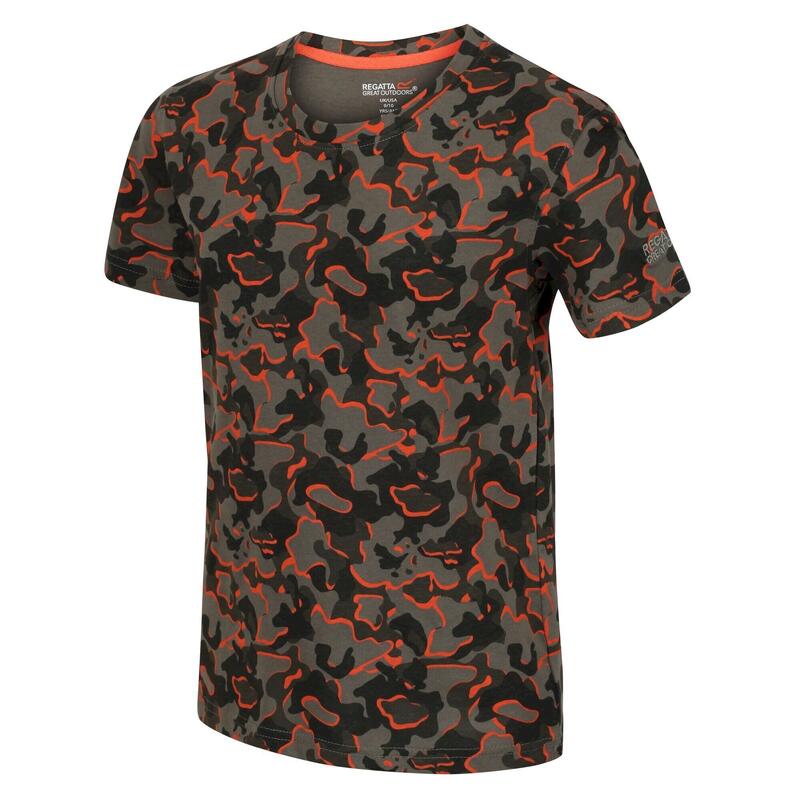 Kinderen/Kinderen Bosley V Camo Tshirt (Druivenblad)