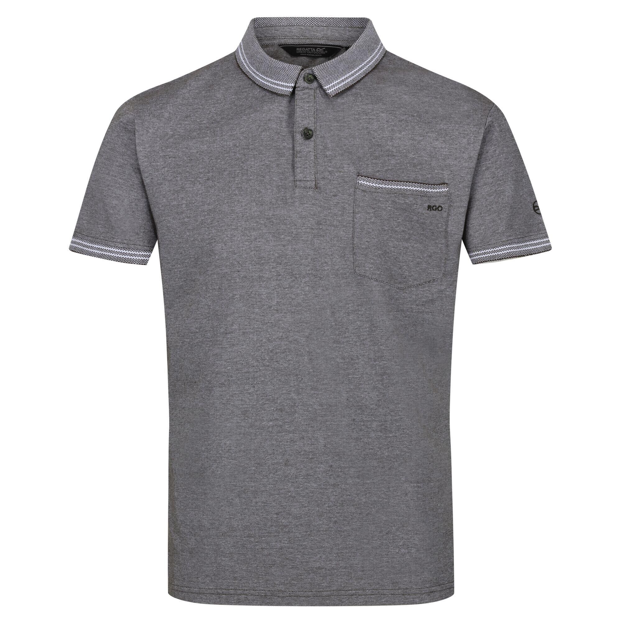 REGATTA Mens Tinston ShortSleeved Polo Shirt (Dark Khaki)