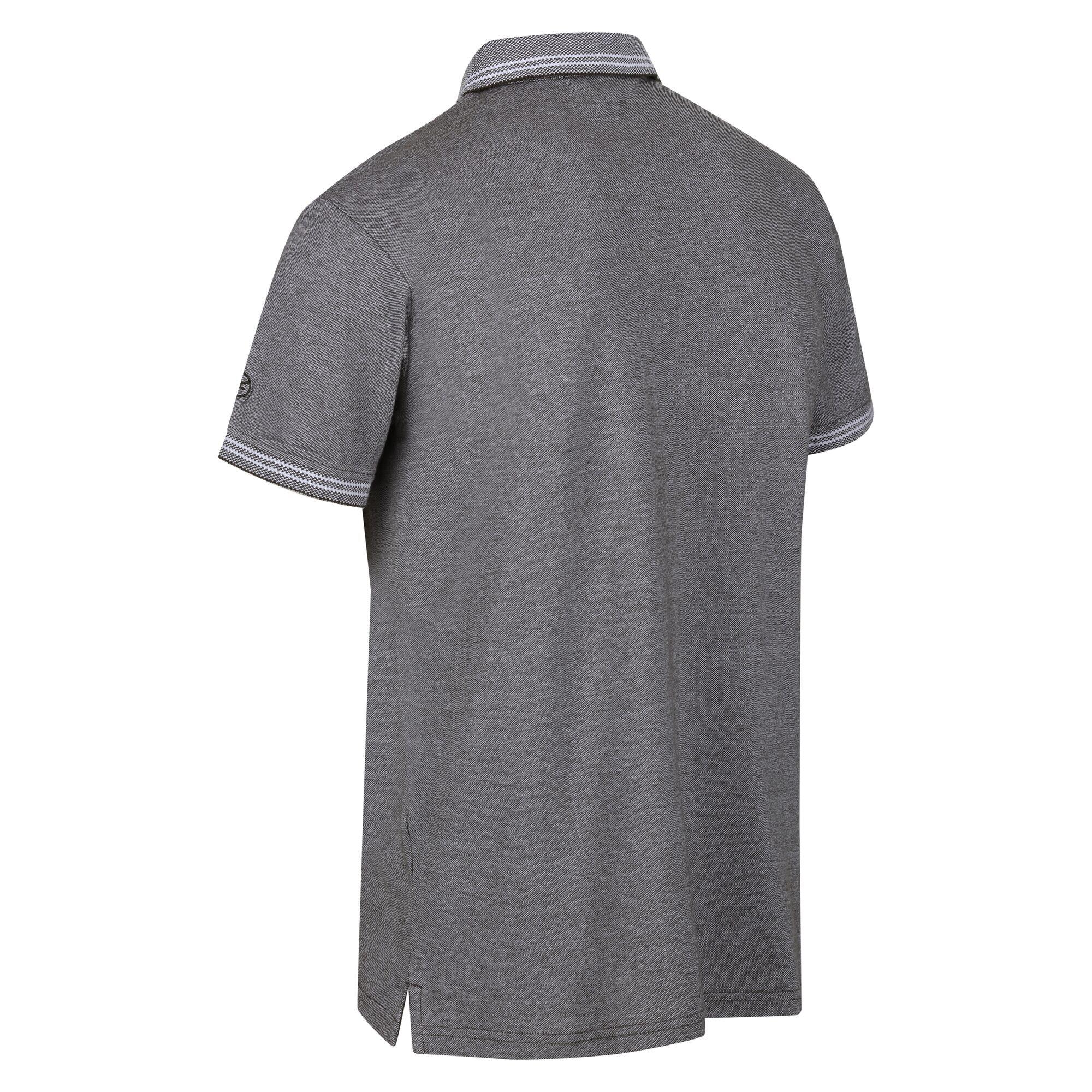 Mens Tinston ShortSleeved Polo Shirt (Dark Khaki) 4/5