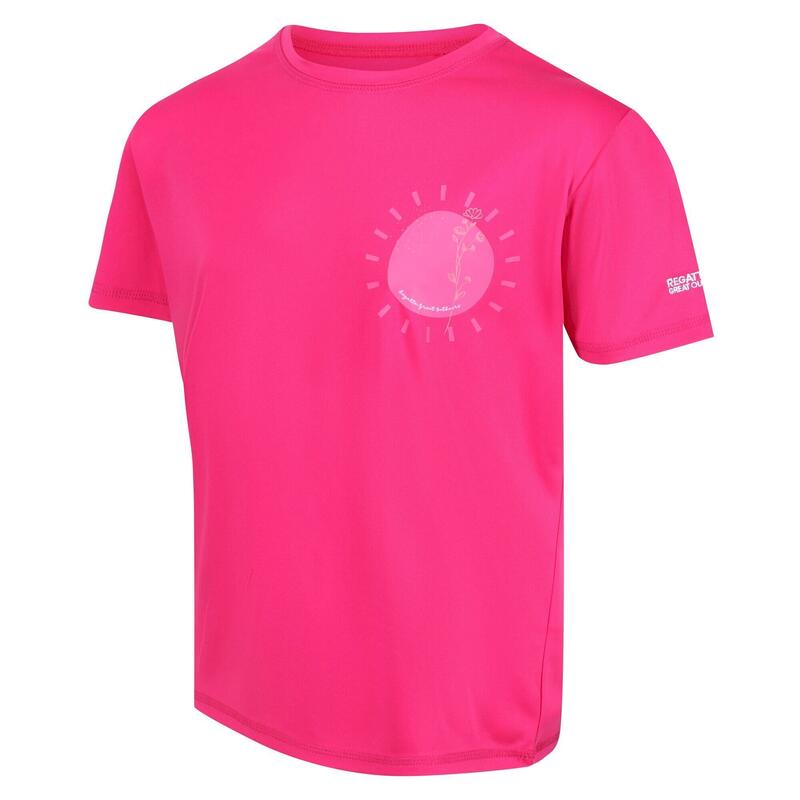 T-Shirt Nascer do Sol Alvarado VI Criança Rosa Fusão