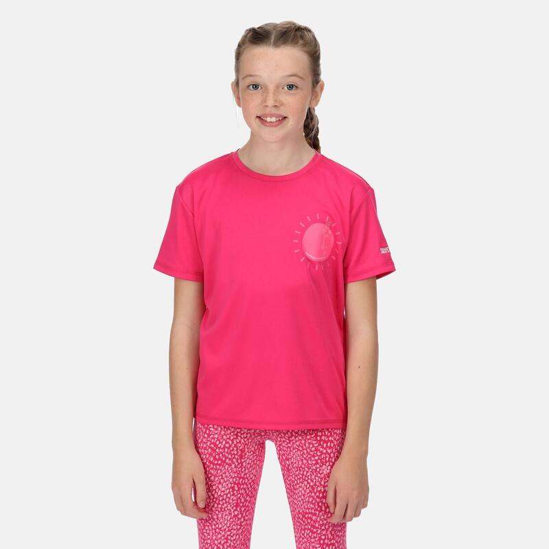 Kinderen/Kinderen Alvarado VI Zonsopgang Tshirt (Roze Fushion)