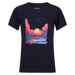 Kinderen/Kinderen Bosley VI Sunset TShirt (Marine)