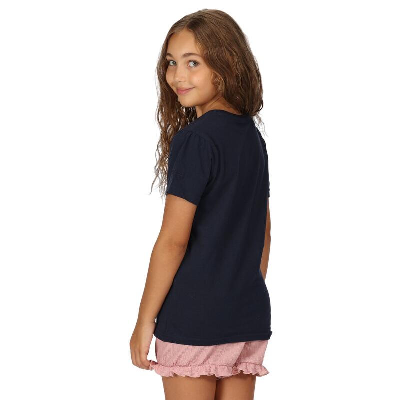 Camiseta Bosley VI Atardecer para Niños/Niñas Marino