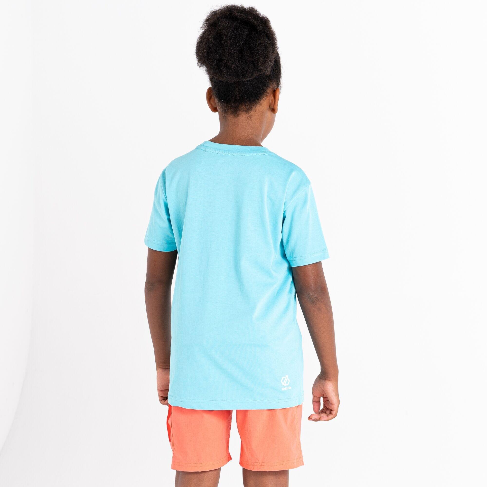 Childrens/Kids Trailblazer Floral TShirt (Sea Jet Blue) 2/5