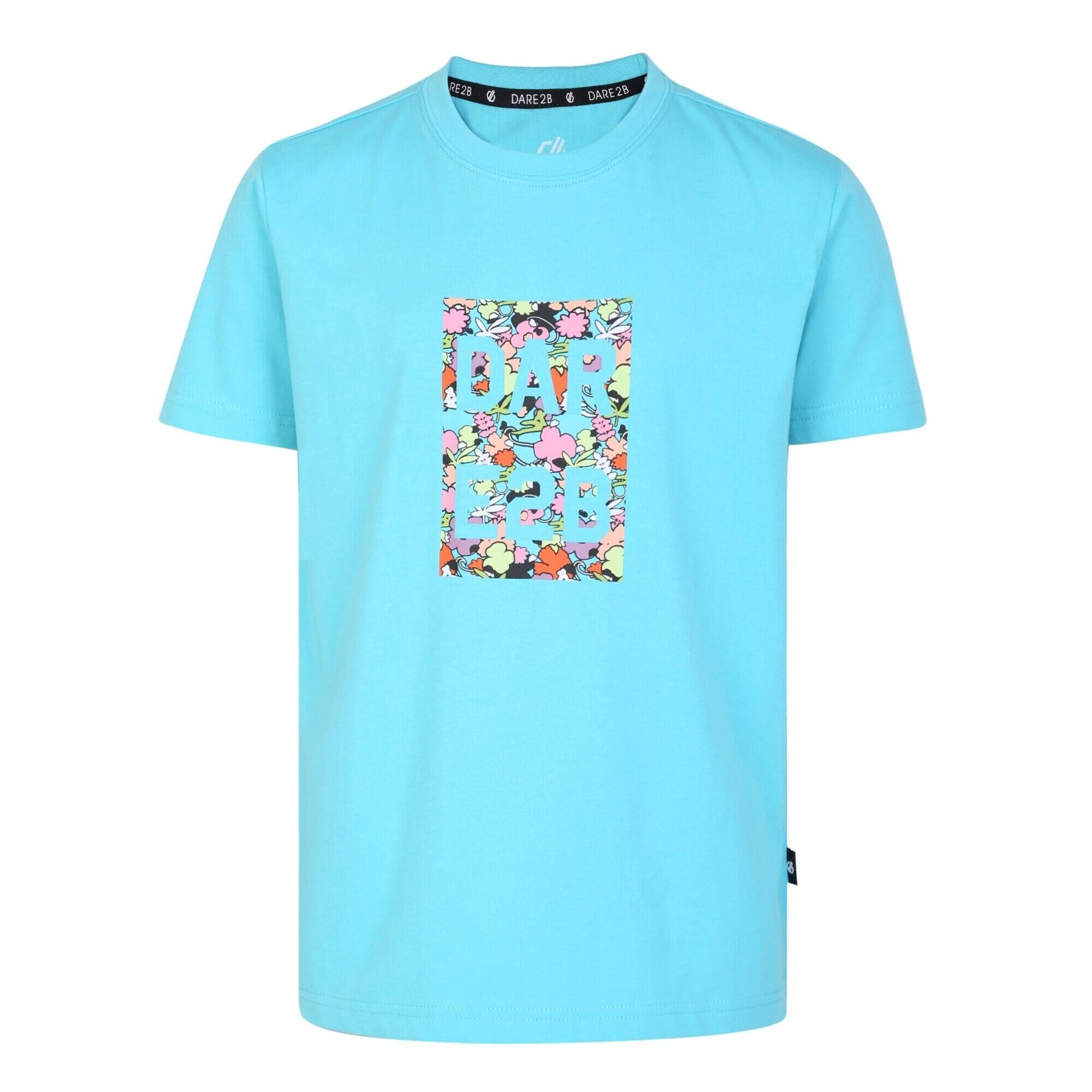 DARE 2B Childrens/Kids Trailblazer Floral TShirt (Sea Jet Blue)