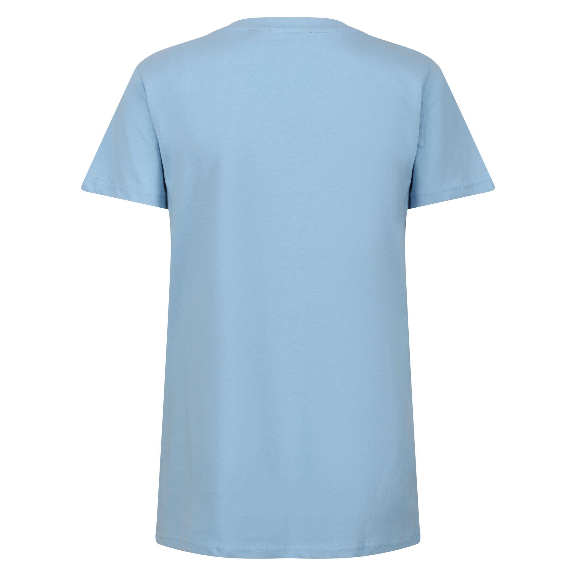 Womens/Ladies Filandra VII By The Sea Anchor TShirt (Powder Blue) 2/5