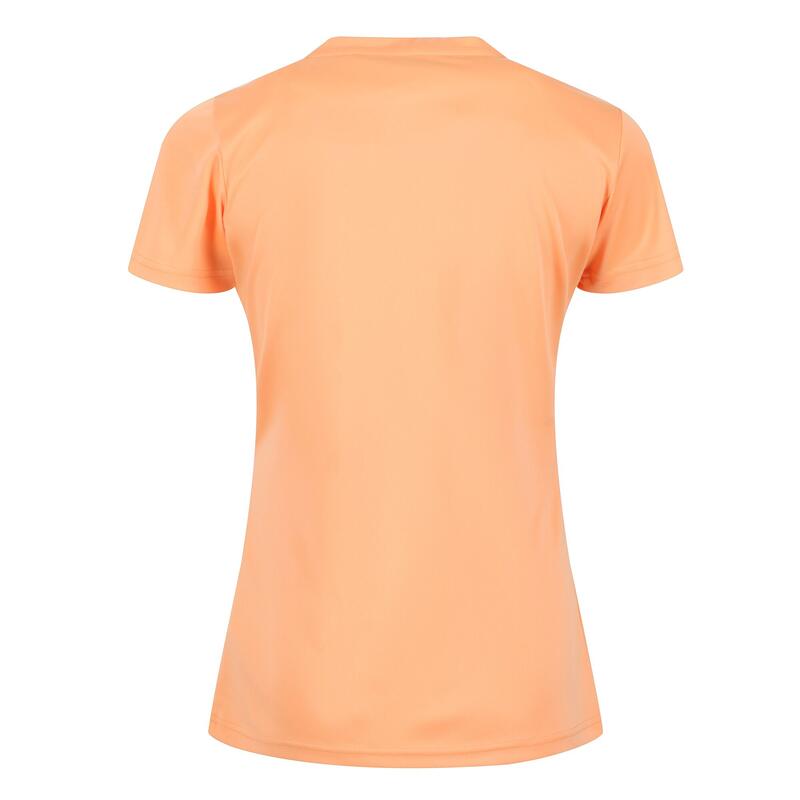 Dames Fingal VI Tshirt met opdruk (Papaya)