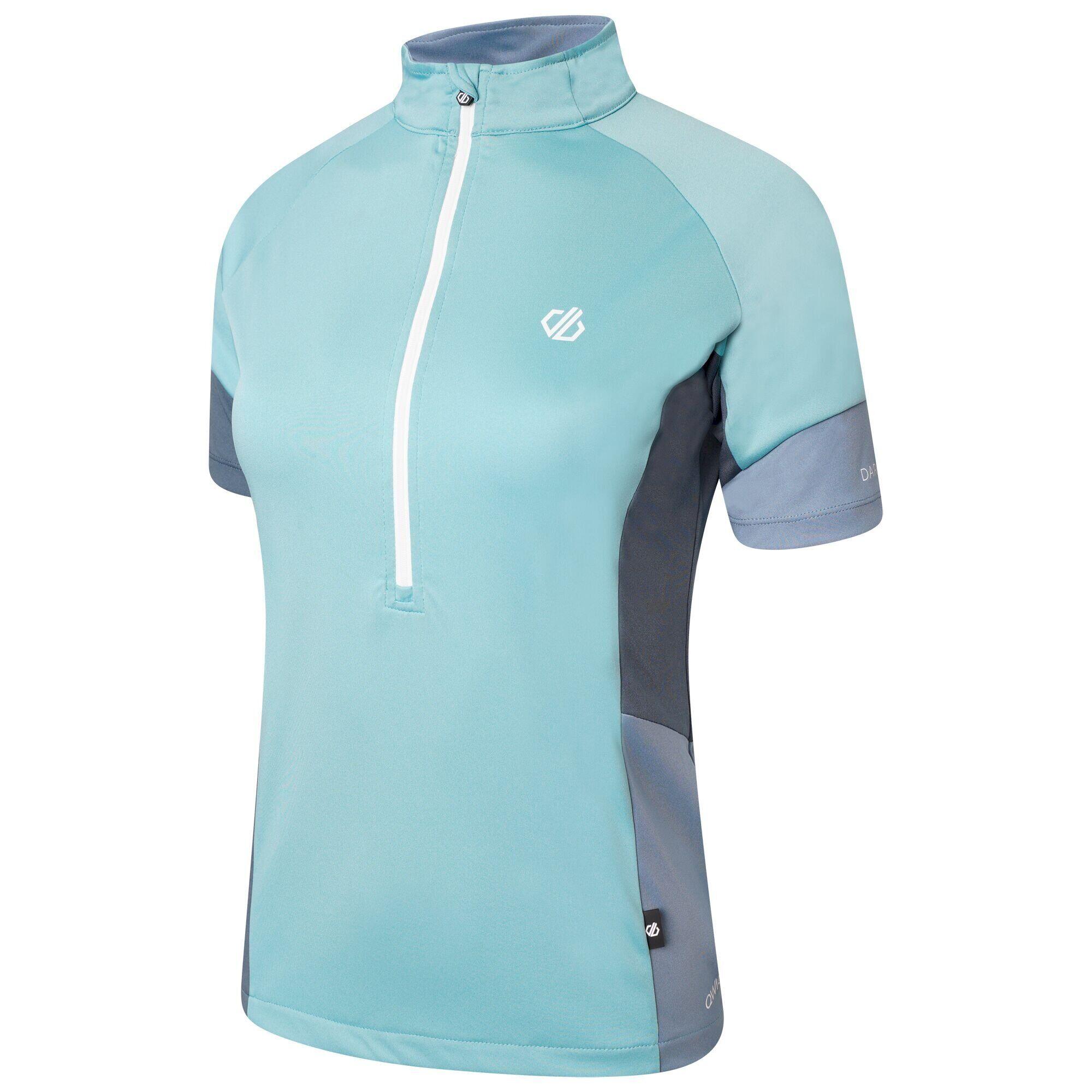 Women's COMPASSION jersey (Pale teal / Blue)