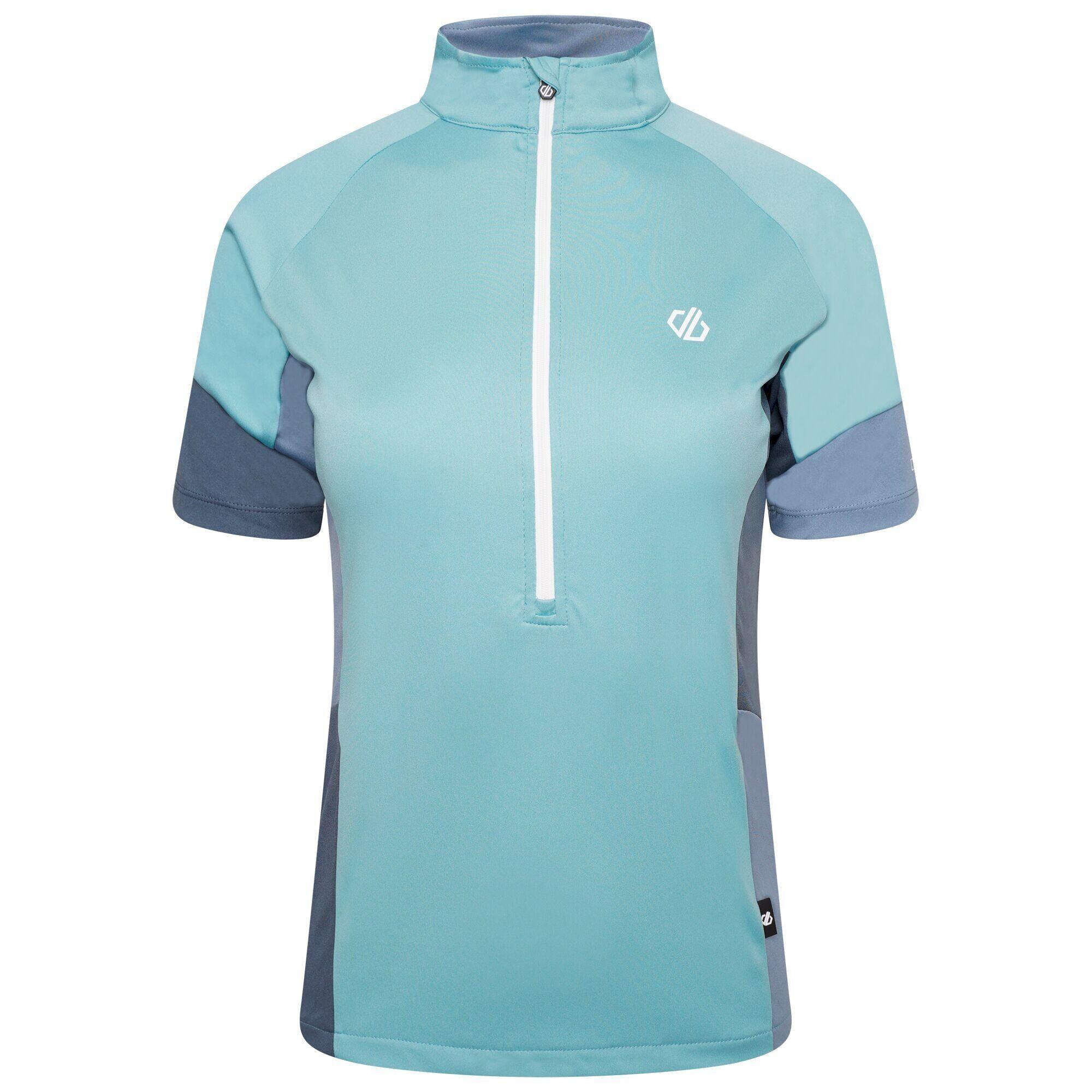 Women's COMPASSION jersey (Pale teal / Blue)