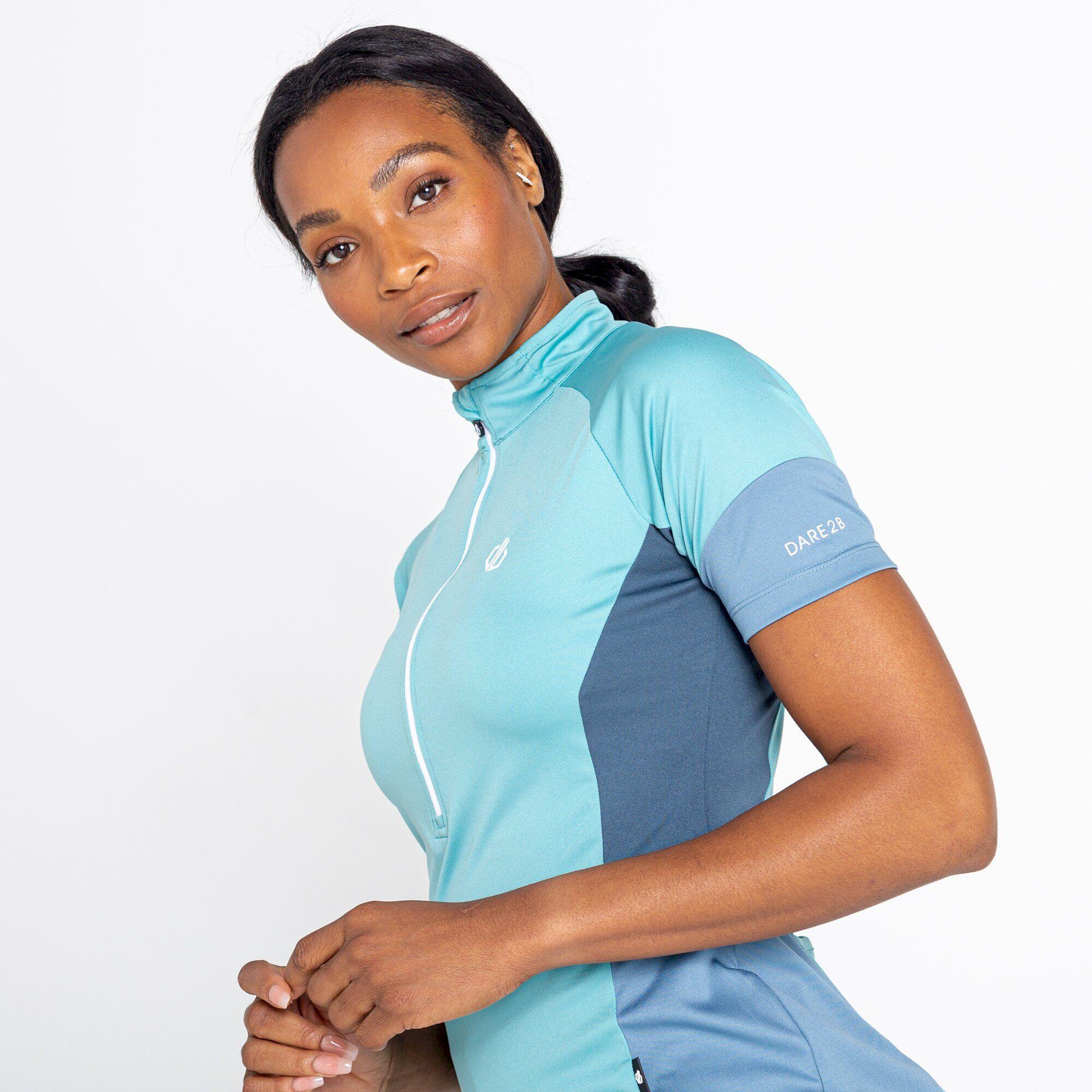 Women's COMPASSION jersey (Pale teal / Blue)