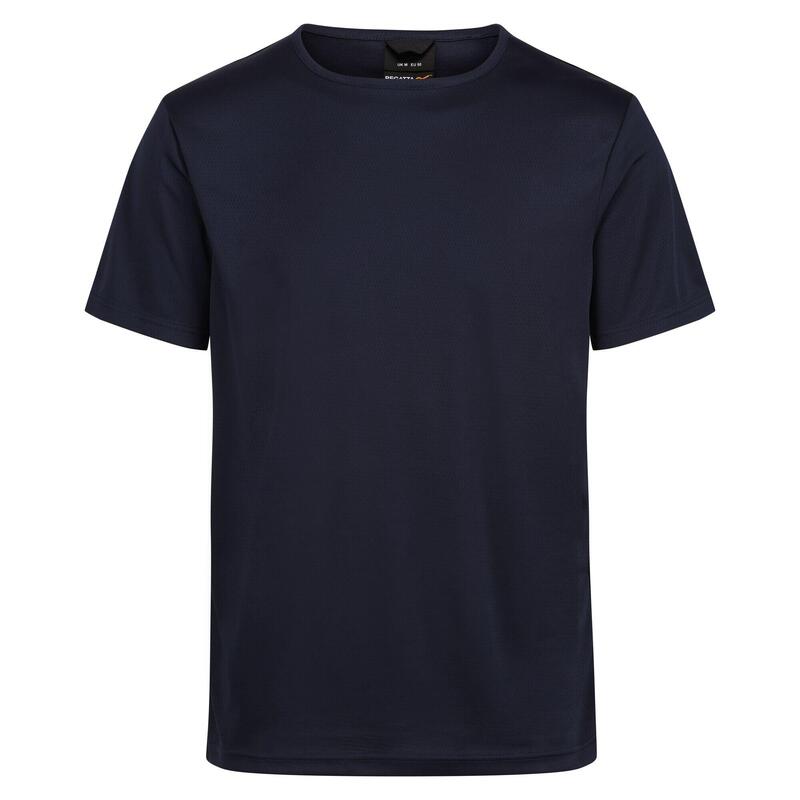 T-Shirt Absorção da Humidade Refletor Pro Homem Azul Marinho