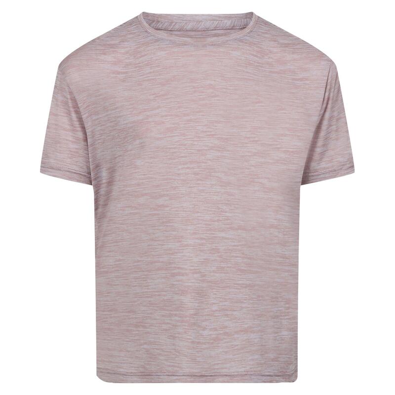 Camiseta Fingal Edition Jaspeada para Niños/Niñas Rosa Dusky