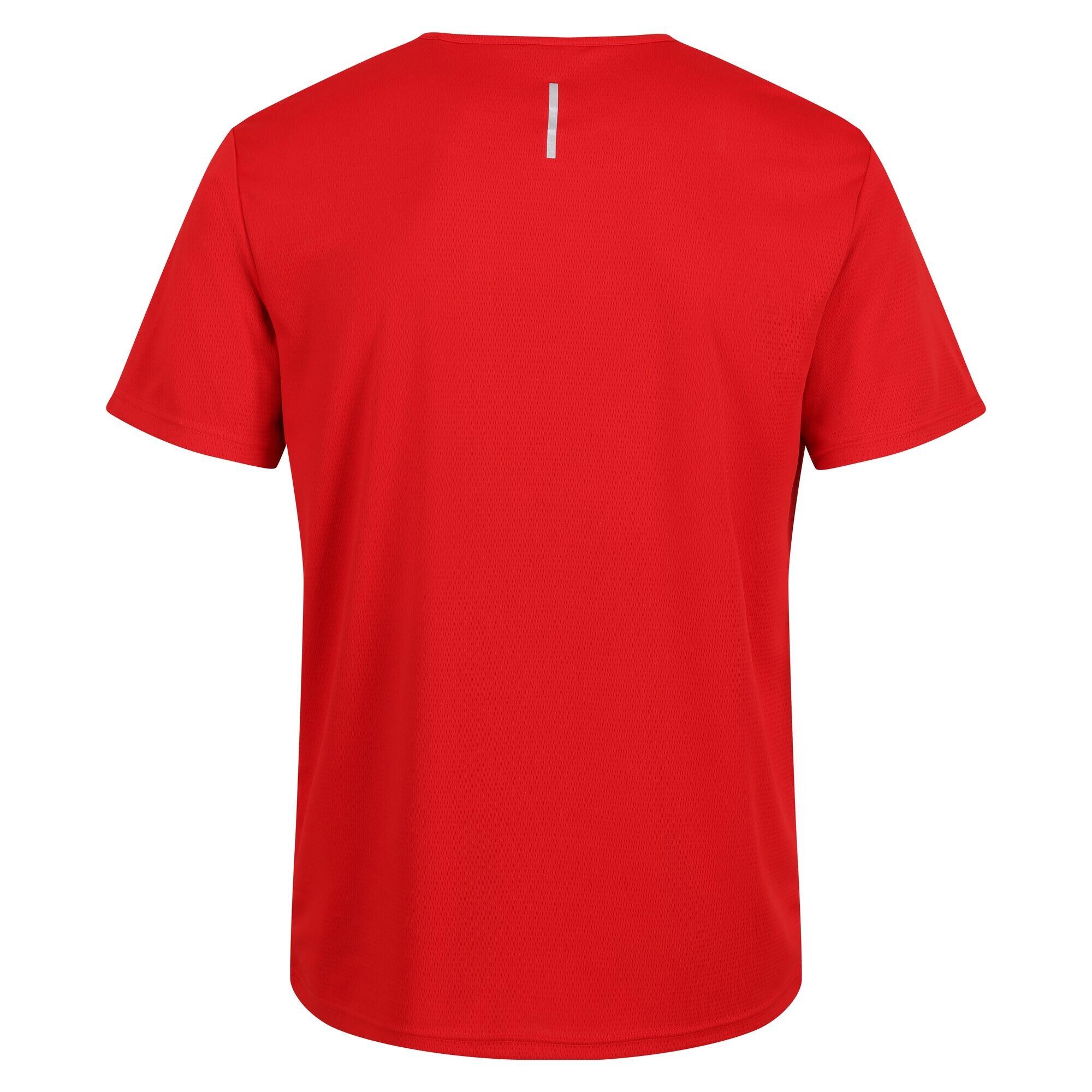 Tshirt Motif/style Réfléchissant Homme (Rouge Classique) 2/5