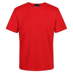 Heren Pro Reflecterend Vochtafvoerend Tshirt (Klassiek rood)