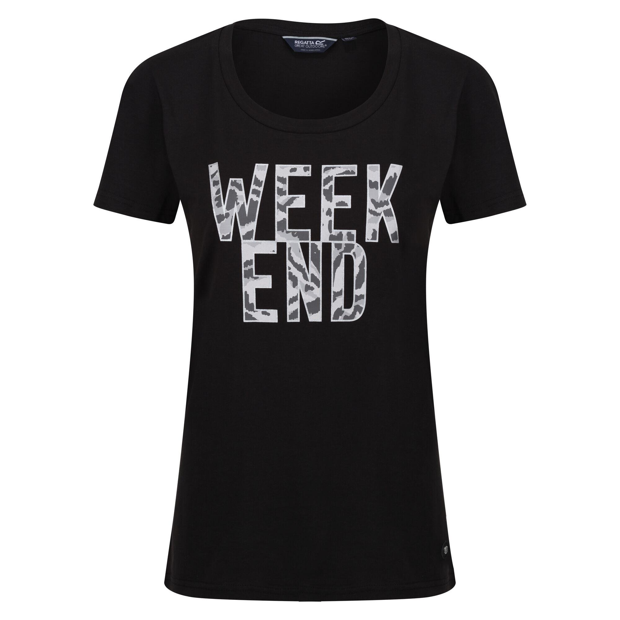 Tshirt FILANDRA WEEK END Donna (Nero)