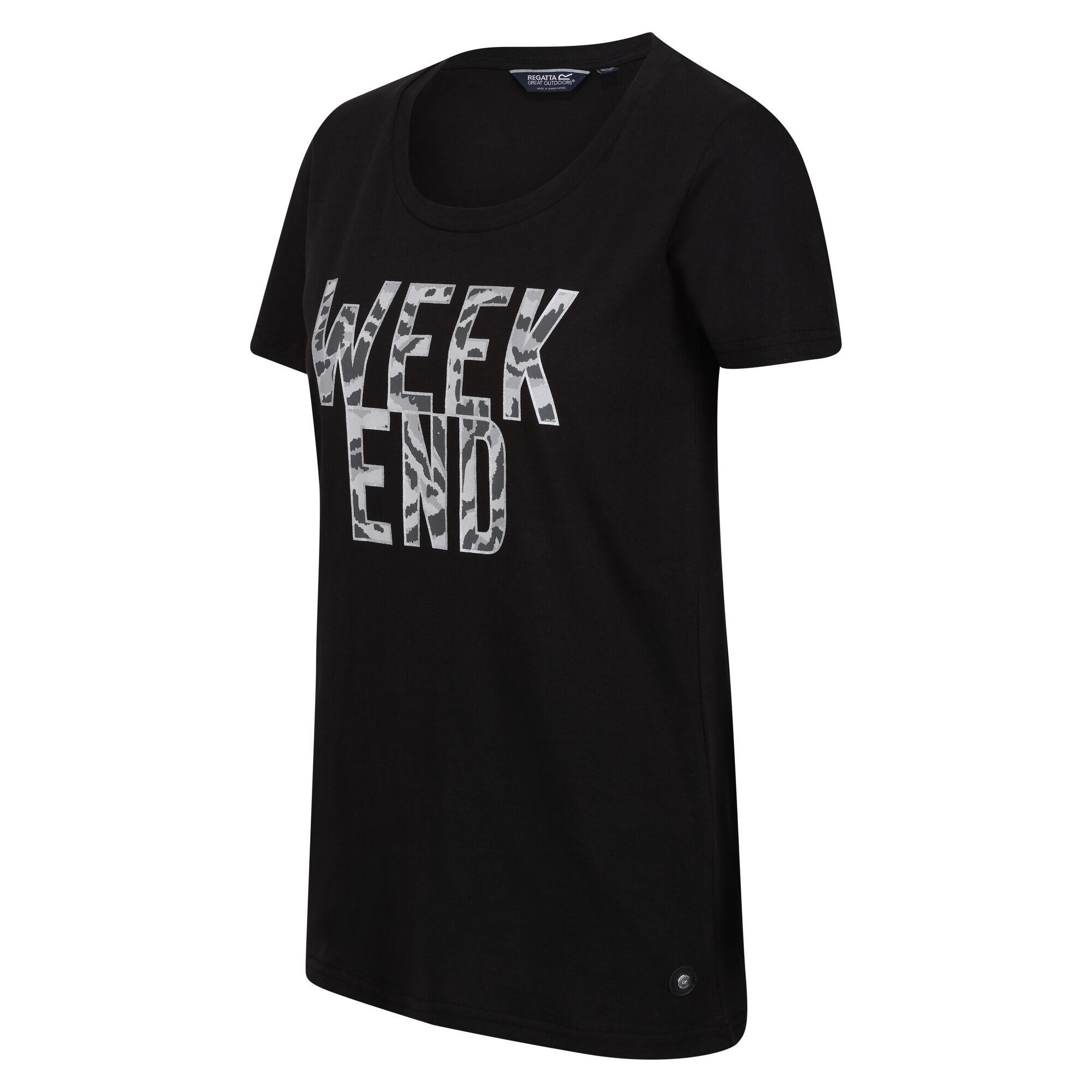 Tshirt FILANDRA WEEK END Donna (Nero)