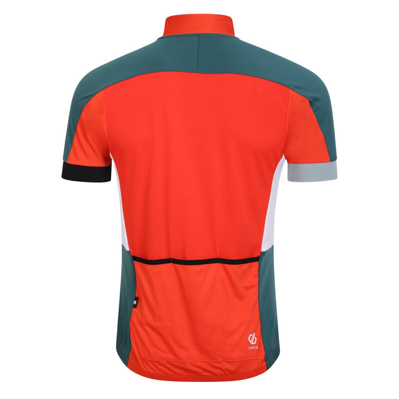 "Protraction II" Trikot Leicht für Herren Trail Blaze Orange/Mittelmeergrün